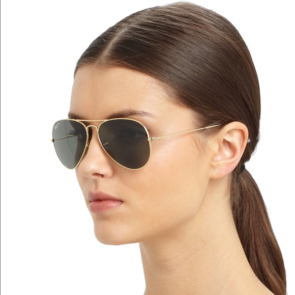 ⭕Ray-Ban Aviator Classic/Golden-Green - Picture 2 of 8